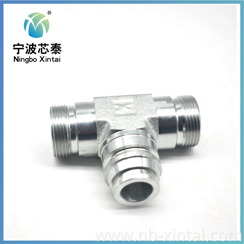 Zhejiang Ningbo OEM Factory Price Oil and Gas Pipe Fitting Union Male Tee Two Ferrule Fitting ODM Price